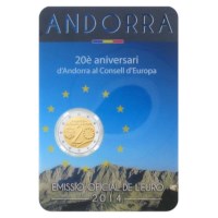 Andorra 2 Euro "Raad van Europa" 2014