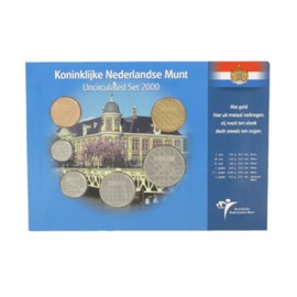 Jaarset Nederland guldenmunten 2000 UNC