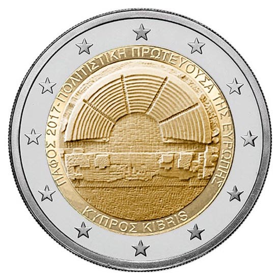 Chypre 2 Euros "Paphos" 2017