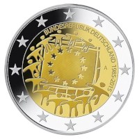 Duitsland 2 Euro Set "Europese Vlag" 2015 UNC