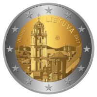 Lithuania 2 Euro "Vilnius" 2017