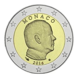 Monaco 2 euros 2016 UNC