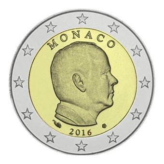 Monaco 2 Euro 2016 UNC