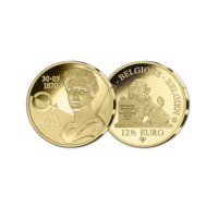 Pièce de 12,5 euros Belgique 2020 « 150e anniversaire de naissance de la Jane Brigode » Belle-épreuve en or dans un coffret