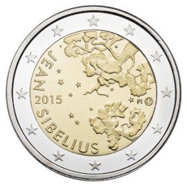 Finlande 2 euros « Sibelius » 2015 UNC