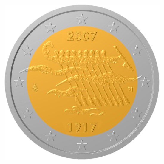 Finlande 2 euros «  Indépendance » 2007