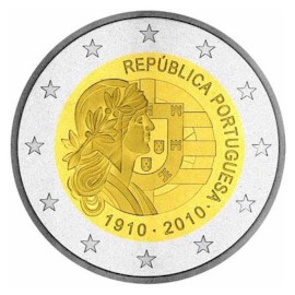 Portugal 2 Euro "Republiek" 2010