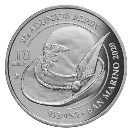 San Marino 10 Euro "Alpini" 2020