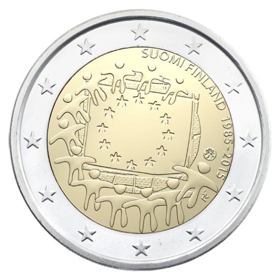 Finland 2 Euro "European Flag" 2015.
