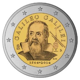 Italie 2 euros « Galilei » 2014