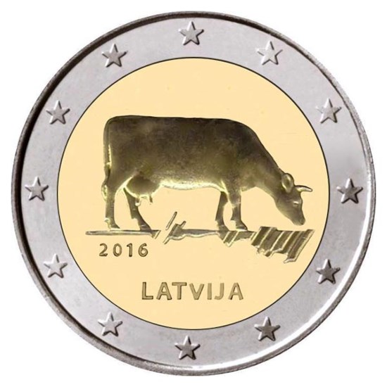 Letland 2 Euro "Landbouw" 2016