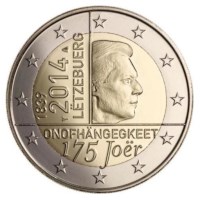 Luxemburg 2 Euro "Onafhankelijkheid" 2014