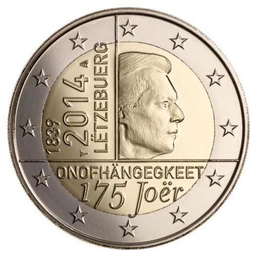 Luxemburg 2 Euro "Onafhankelijkheid" 2014