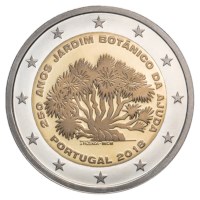 Portugal 2 Euro "Botanische Tuin" 2018