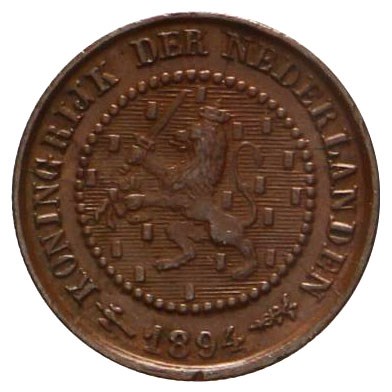 ½ Cent 1891-1901 Wilhelmina (1e type) ZFr