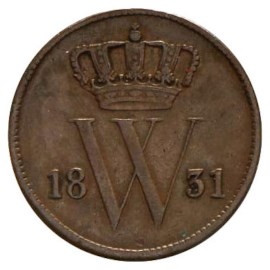 1 Cent 1819-1837 Willem I Fr