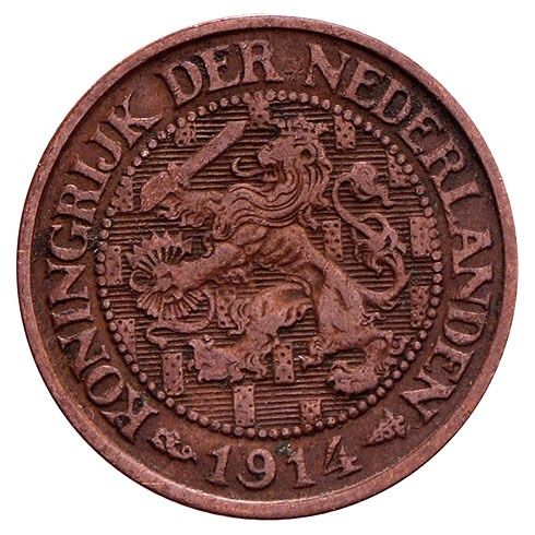 1 Cent 1913-1931 Wilhelmina ZFr