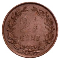 2½ Cent 1877-1886 Willem III ZFr