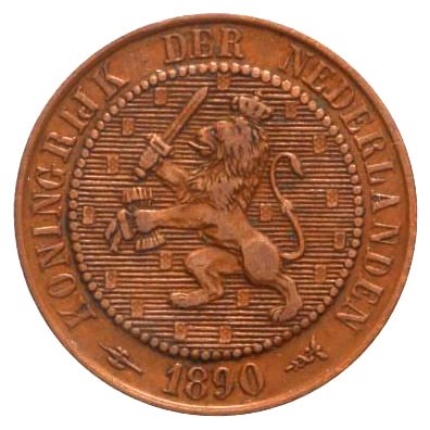 2½ Cent 1890 Willem III ZFr
