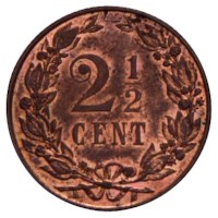 2½ Cent 1903-1906 Wilhelmina (2e type) ZFr