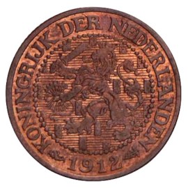 2½ Cent 1912-1929 Wilhelmina (3e type) ZFr