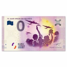 Zero-Euro Banknote "75 years of freedom"