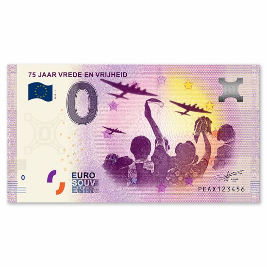 0 Euro Biljet "Vrede en Vrijheid"