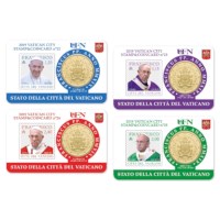 Vaticaan Coincard + Postzegel Set 2019