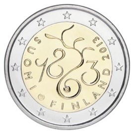 Finlande 2 euros « 150 ans de Parlement » 2013