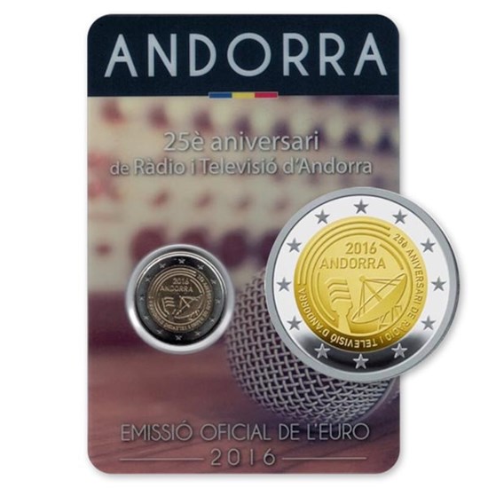 Andorra 2 Euro "Radio" 2016
