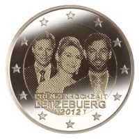 Luxemburg 2 Euro "Huwelijk" 2012