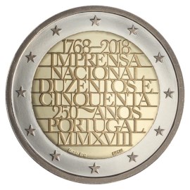 Portugal 2 euros « Imprimerie nationale » 2018