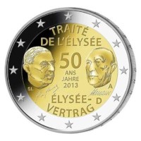 Duitsland 2 Euro Set "Élysée" 2013 UNC