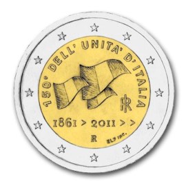 Italy 2 Euro "Italian Unity" 2011