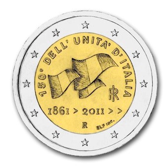 Italie 2 euros « Unité italienne » 2011
