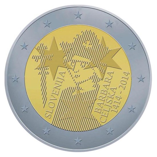 Slovénie 2 euros « Barbara van Celje » 2014