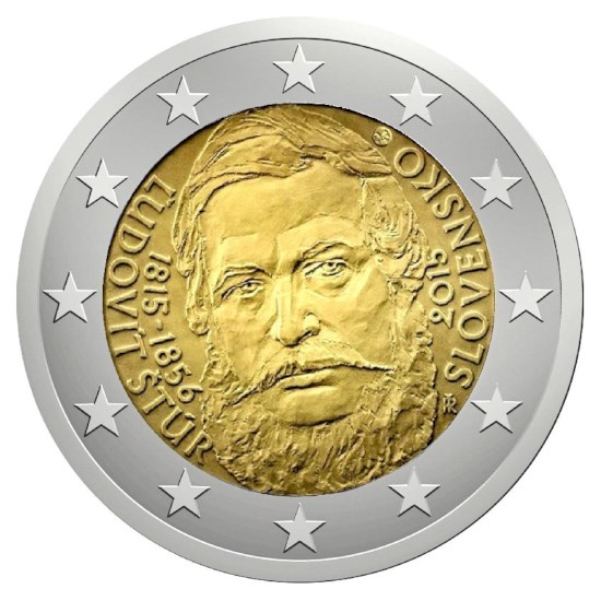 Slovaquie 2 euros « Ludovít Štúr » 2015