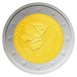 Slowakije 2 Euro "Visegrad" 2011
