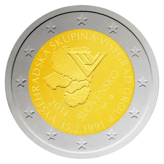 Slovaquie 2 euros « Visegrad » 2011
