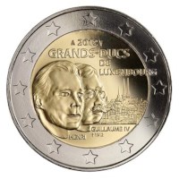 Luxembourg 2 euros « Guillaume IV » 2012