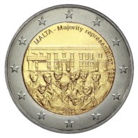 Malta 2 Euro "Stemrecht" 2012 UNC