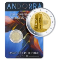 Andorra 2 Euro "Grondwet" 2018