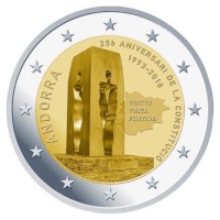 Andorre 2 euros « Constitution » 2018
