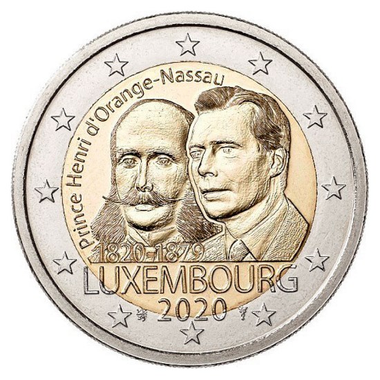 Luxembourg 2 Euro "Prince Henri" 2020
