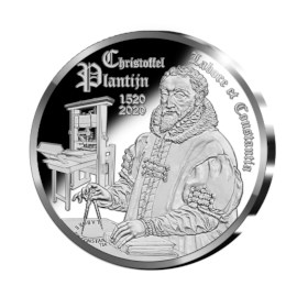 10 euromunt België 2020 ’500 jaar Christoffel Plantijn’ Zilver Proof in etui