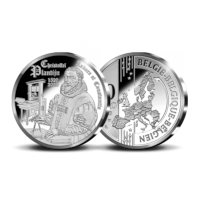 10 euromunt België 2020 ’500 jaar Christoffel Plantijn’ Zilver Proof in etui