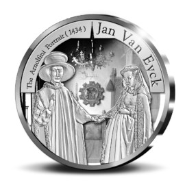 10 euromunt België 2020 ‘Gotiek - Jan van Eyck’ Zilver Proof