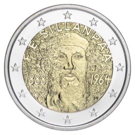 Finlande 2 euros « Sillanpää » 2013
