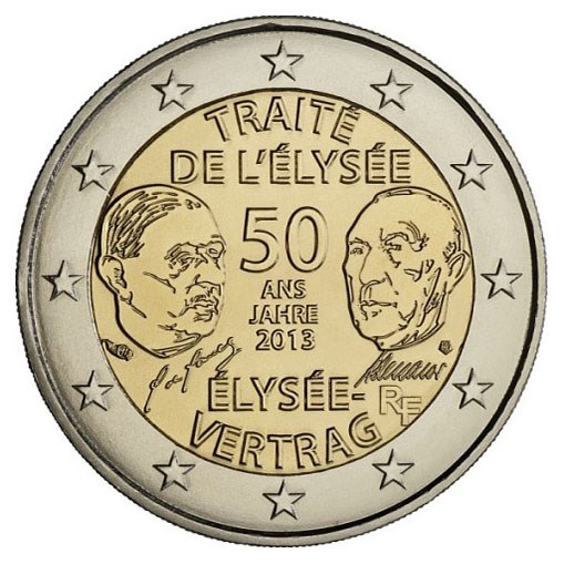 Frankrijk 2 Euro "Élysée" 2013 UNC
