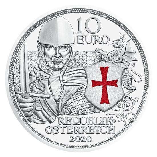 Oostenrijk 10 Euro "Dapperheid" 2020 Zilver Proof